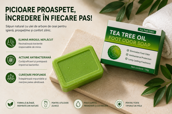 Săpun Tea Tree Revigorant Natural